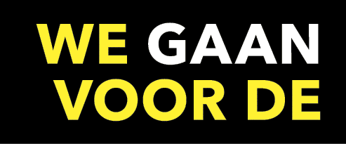 WE GAAN VOOR DE